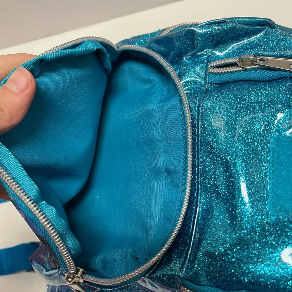 Disney Parks Ariel The Little Mermaid Backpack from Disney Parks Blue Glitter - Picture 10 of 10